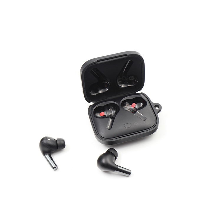 OnePlus Buds Pro Bluetooth Truly Wireless in Ear Earbuds with mic Smart Adaptive Noise Cancellation 10 Minutes Warp Charge Upto 38 Hours Battery Zen Mode Bluetooth 5.2v Matte Black Oksouq